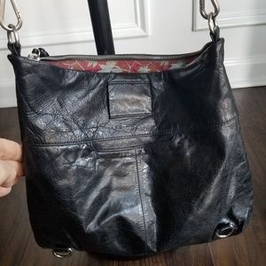 HOBO International vintage Shira black leather bag